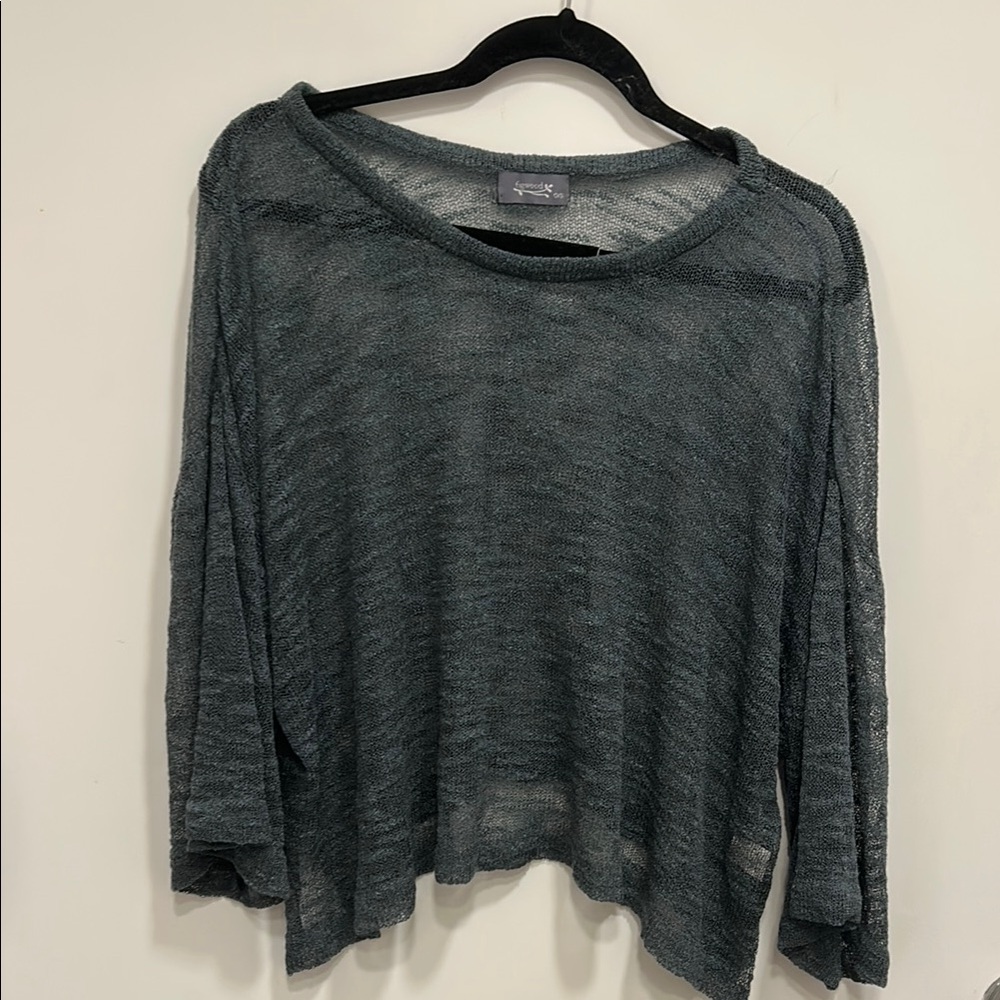 Banyan Tree Chic Sheer Long Sleeve Top